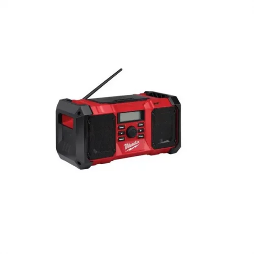 Milwaukee M18 JSR-0 : Une radio de chantier au style américain.